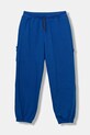 United Colors of Benetton pantaloni de trening din bumbac pentru copii bumbac albastru 3J68CF06L.G.seasonal