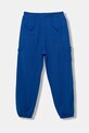United Colors of Benetton pantaloni de trening din bumbac pentru copii 3J68CF06L.G.seasonal albastru AW25
