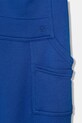 Băieți United Colors of Benetton pantaloni de trening din bumbac pentru copii 3J68CF06L.G.seasonal albastru