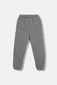 United Colors of Benetton spodnie dresowe bawełniane dziecięce bawełna szary 3J68CF06L.G.seasonal
