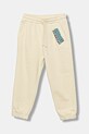 Dětské bavlněné tepláky United Colors of Benetton potisk béžová 3J68GF04Z.P.seasonal