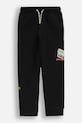 Дитячі спортивні штани Coccodrillo бавовна чорний ZC5120201SBK