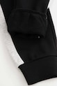 Coccodrillo pantaloni della tuta in cotone per bambini nero ZC5120104CBK