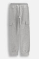 Coccodrillo pantaloni de bumbac pentru copii ZC5120101CBJ gri AW25