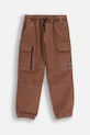 Coccodrillo spodnie dziecięce z elastanem brązowy ZC5119101XBK
