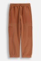 Coccodrillo pantaloni de bumbac pentru copii tricotaj maro ZC5120103YBK