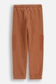 Coccodrillo pantaloni de bumbac pentru copii ZC5120103YBK maro AW25