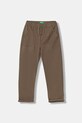 United Colors of Benetton spodnie dziecięce z elastanem brązowy 47K0CF03T.G.Season.9BYA