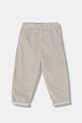 United Colors of Benetton spodnie sztruksowe dziecięce bawełna szary 4IKTCF058.G.Seasonal