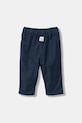 United Colors of Benetton pantaloni de catifea reiată pentru bebeluși 4O5GAF01B.W.reproposed bleumarin AW25