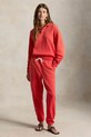 Odzież Polo Ralph Lauren spodnie dresowe damskie z bawełną 211971694 pomarańczowy