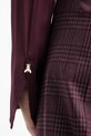 Patrizia Pepe spodnie bordowy 8P0741.A621