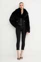 Παντελόνι Elisabetta Franchi PA11956E2 μαύρο AW25