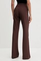 Odzież Elisabetta Franchi spodnie PA12156E2 brązowy