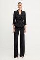Elisabetta Franchi pantaloni PA12156E2 negru AW25