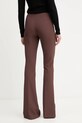 Odzież Elisabetta Franchi spodnie PA12256E2 brązowy