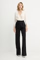 Elisabetta Franchi spodnie PA12656E2 czarny AW25