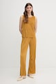 Kalhoty Calvin Klein LV044A200G žlutá AW25
