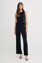 Calvin Klein spodnie LV044A200G granatowy AW25