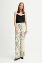 Calvin Klein spodnie LV044B913G beżowy AW25