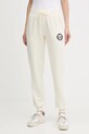 Emporio Armani Underwear spodnie dresowe aplikacja beżowy EW001938.AF15363