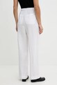 Oblečenie Ľanové nohavice Tommy Hilfiger WW0WW46823 biela