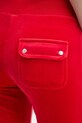 Juicy Couture pantaloni de trening DEL RAY POCKETED PANT rosu JCAP180