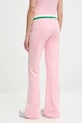 Ρούχα Βελούδινο παντελόνι φόρμας Juicy Couture CHRISTINE STRIPE LOW RISE JCWBJ225352 ροζ