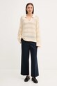Tommy Hilfiger spodnie WW0WW45791 granatowy AW25