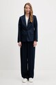 Tommy Hilfiger pantaloni WW0WW46749 bleumarin AW25