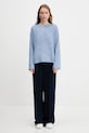 Hlače Tommy Hilfiger WW0WW47171 mornarsko modra AW25