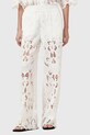 AllSaints pantaloni CHARLI W080TC alb AW25