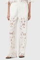 Hlače AllSaints CHARLI W080TC bela AW25