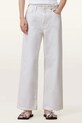 AllSaints spodnie bawełniane BLAKE W091EC biały AW25