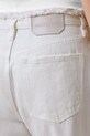 AllSaints pantaloni din bumbac BLAKE alb W091EC