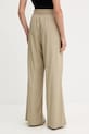 Îmbrăcăminte Gestuz pantaloni din amestec de in 10910517 verde