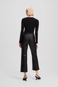 Karl Lagerfeld spodnie A3W10091 czarny AW25