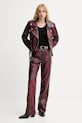 Gestuz pantaloni in pelle 10910742 rosso AW25