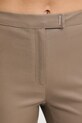 BOSS pantaloni de piele bej 50541926