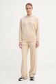 Guess spodnie dresowe COUTURE V3BB26.K0232 beżowy AW25