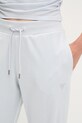 Спортивні велюрові штани Guess COUTURE блакитний V3BB27.K0232
