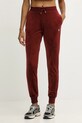 Кадифен спортен панталон Guess COUTURE еластичен бордо V3BB27.K0232