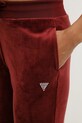 Кадифен спортен панталон Guess COUTURE бордо V3BB27.K0232