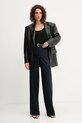Iceberg pantaloni B101.5257 bleumarin AW25