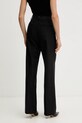 Odzież Weekend Max Mara spodnie wełniane BREAK 2525136013600 czarny