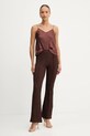 Παντελόνι Guess NALENY W5YB72.KCYE2 καφέ AW25