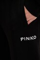 Pinko pantaloni tuta di cotone nero 105724.A2UR
