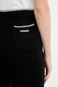 Pinko pantaloni della tuta con lana nero 105490.A2Q9