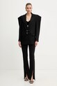 Versace Jeans Couture spodnie dzianina czarny 79HAA103.J0092