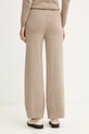 Odzież United Colors of Benetton spodnie z dodatkiem wełny 102HDF00Z brązowy